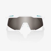 100% Brille Speedcraft, matt weiß/Bora LTD mit Glas: Hiper
