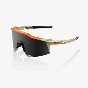 100% Brille Speedcraft, sand/orange mit Glas: Smoke