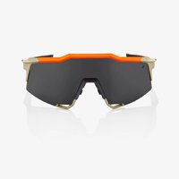 100% Brille Speedcraft, sand/orange mit Glas: Smoke