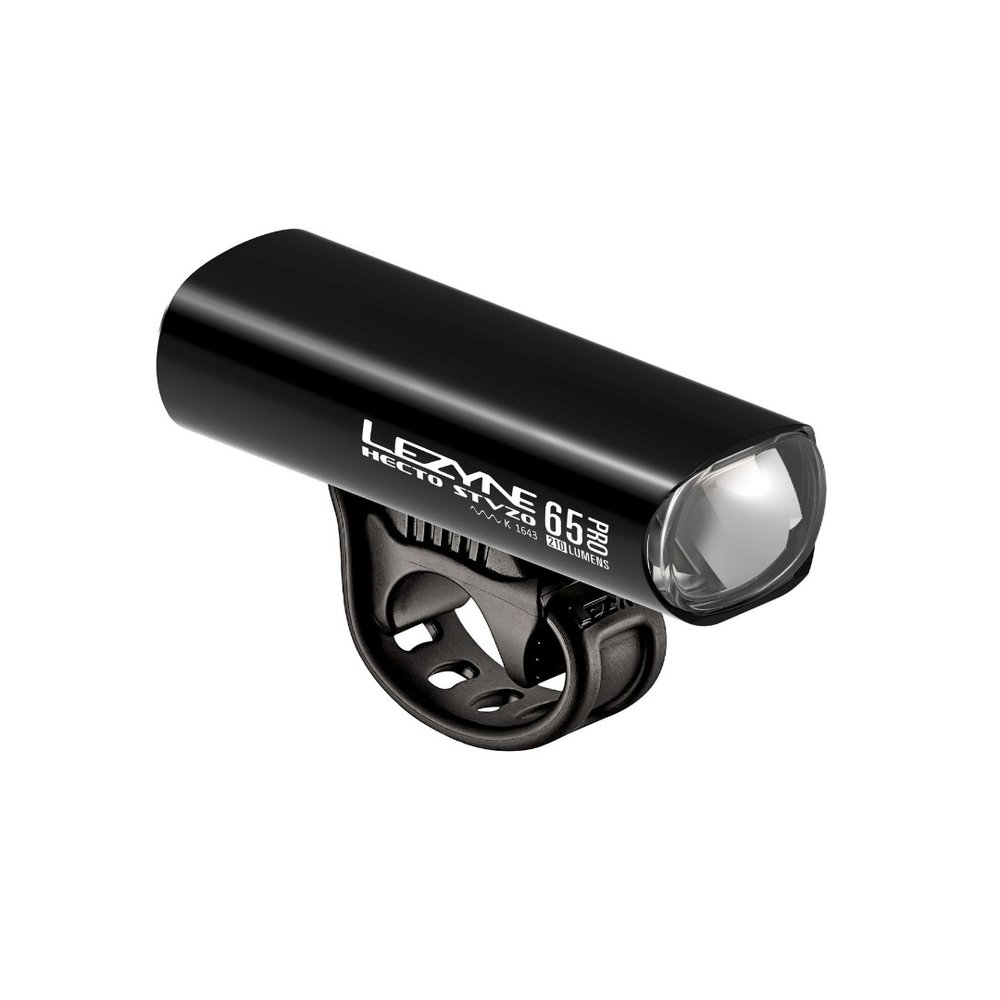Lezyne Frontscheinwerfer Hecto Drive StVZO Pro 65, LED, 65 Lux, schwarz glänzend