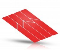 rie:sel Design Sticker  Reflex Rahmen , rot
