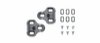 Look Pedalplatten Keo Grip, grau, Paar