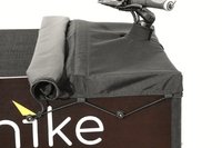 Chike Verdeckplane, für Transportbox E-Cargo, wasserdicht, schwarz