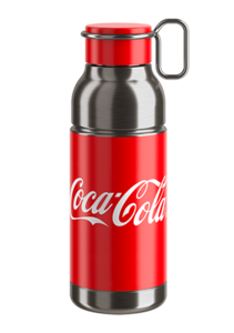 Elite Trinkflasche Mia, Edelstahl, 650 ml, rot/coca-cola